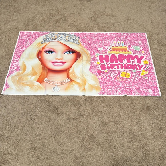 Other - Barbie Birthday Backdrop